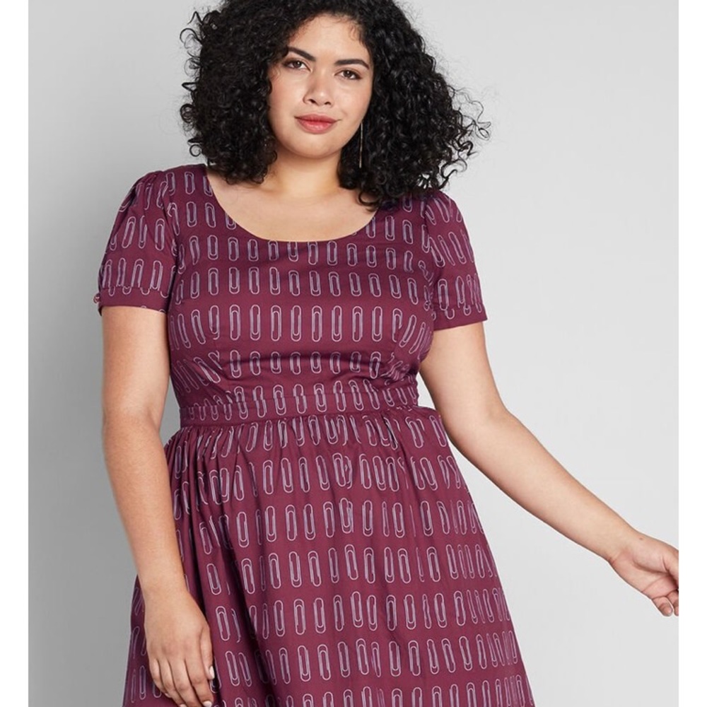ModCloth Paper Clip Dress
